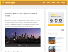 Tablet Screenshot of metrodepth.com